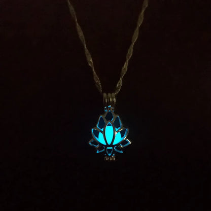 Luminous Lotus Flower Necklace